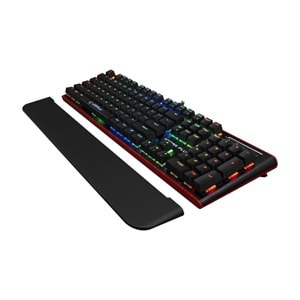 Rampage Hydra R6 Plus Full RGB Blue Switch Ses Portlu Türkçe Q Mekanik Klavye (Kutu Hasarlı OUTLET)