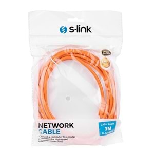S-link SL-CAT603TR 3m Turuncu CAT6 Kablo
