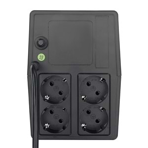 S-link VIGOR U2000 2000VA 12V9Ah*2 1200W LCD Ekranlı Siyah Line-Interactive Kesintisiz UPS Güç Kaynağı (OUTLET)