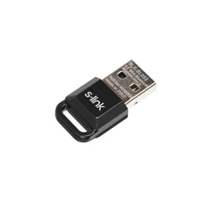 S-link SLX-BL053 Bluetooth 5.3 Alıcı, Mini Dongle Usb Alıcı, Bluetooth 5.3 Adaptör, USB Bluetooth 5.3, Win7/8/10/11 Tak Çalıştır, Çoklu Cihaz Bağlama (PC içindir)