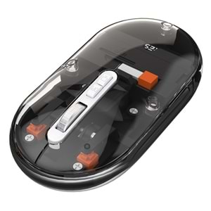 Everest SM-BT29 Glassy Usb Siyah Transparan 2in1 Bluetooth ve 2.4GHz Kablosuz Mouse