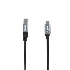 S-link SL-U2004 Usb2.0 1.5m Metal Başlıklı Siyah Type C Yazıcı Kablosu
