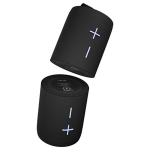 Mikado MD-51BT Cyclone Siyah 20W 1800mAh + 1800mAh TF-AUX-TWS-IPX6 Mıknatıslı Bluetooth Hoparlör