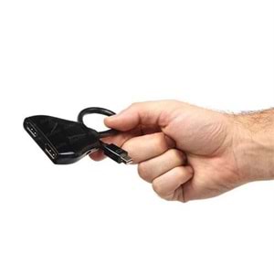 Dark Mini DisplayPort - 2 x DisplayPort Dönüştürücü (DK-HD-AMDPX2DP)