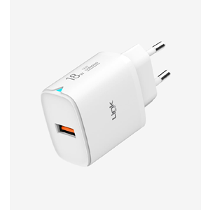 LinkTech C304 Beyaz Safe USB 18W Hızlı Şarj Adaptörü, QC3 USB Hızlı Şarj Adaptörü 18W