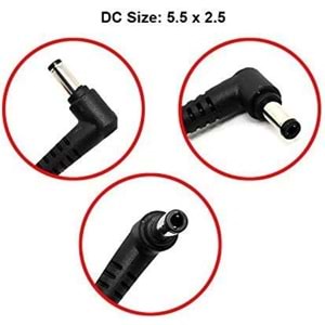 FAST C152 19V 2.37A 40W Toshiba/Asus/MSI/Grundig Notebook Şarj Adaptör (5.5*2.5mm)