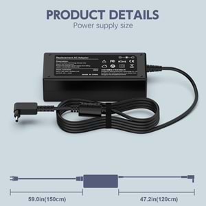 Fast CU16 65W 19V 3.42A Acer Ultrabook Şarj Adaptör (3.0*1.1mm)