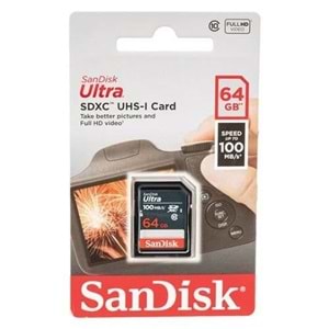 Sandısk 64gb SD Kart 100/MB SDSDUNR-064G-GN3IN
