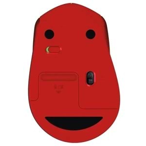 Logitech M330 Kırmızı Sessiz Kablosuz Optik Mouse 910-004911