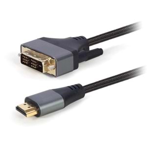 NBTech Mate MG21530 3 Metre HDMI to DVI kablo, Altın Uç DVI to HDMI Kablo 3 Metre, Çift Yönlü HDMI to DVI 24K Kablo