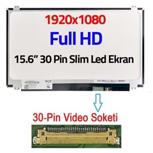 Notebook Ekran KOD302 15.6 30 Pin Vidasız FHD Wxga FHD 1920x1080 Led Ekran