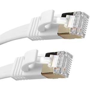 Dark 1m Cat7 Kablo BC AWG30 FTP Beyaz Slim Patch Kablo (DK CB NT7F100W)