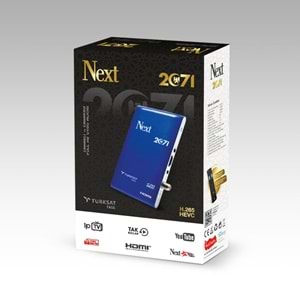 Next 2071 IPTV HEVC H.265 Çanaklı Çanaksız Mini HD Uydu Alıcısı