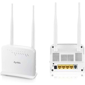 Zyxel P1302-T10D v3 300Mbps Kablosuz 4-Port 2x5dBi Antenli WPS ADSL2+ Modem/Router