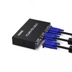 NBTech NB-1260 2 Port Vga Switch, Vga Splitter, Manuel Vga Switch 2 port (2 PC 1 Ekran)