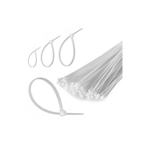 NBTech NB-150M 100 Adet 2.5mm 15cm Kablo Bağı, Kablo Cırt, Plastik Kelepçe, Kablo Toplayıcı