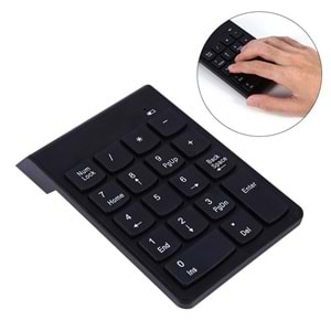 NBTech NB-1510K Siyah Usb Kablosuz Numerik Klavye Keypad
