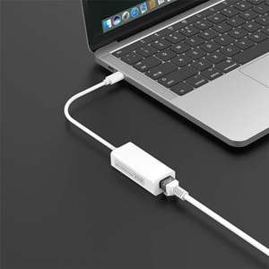 PrimeX PX-2131 Type-C USB RJ45 Ethernet 10/100 Çevirici Adaptör Win10/Mac/Linux (Tak Çalıştır)