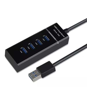 NBTech NB-3010 USB Hub, 4 Port USB 3.0 Çoklayıcı, USB Çoklayıcı Siyah