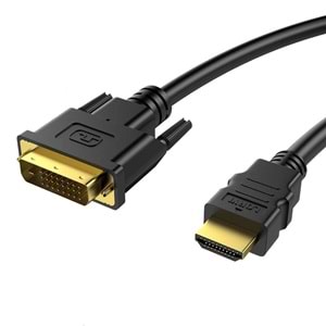 NBTech NB-4105 1.8m Hdmi to Dvi (24+1) Çift Yönlü Görüntü Kablosu, Dvi to HDMI Kablo, HDMI to DVi Kablo (Ses Aktarmaz, Max 75hz)