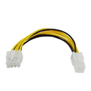 NBTech NB-4261 4 Pin To 8 Pin PSU Güç Çevirici, Anakrt 4pini 8 pine Çevirici Kablo