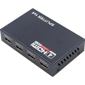 NBTech NB-5004 1080P 2K 4K UHD 4 Port HDMI Splitter (Adaptörlü)