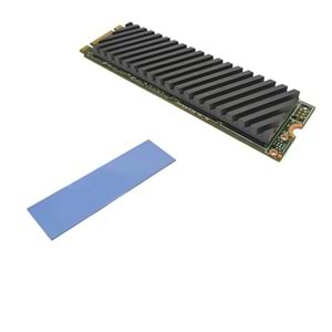 NBTech NB-PAD01 7x2 cm 1mm 3.4Gr Yüksek İletken Termal Pad, Mavi Thermal Pad (M2 ssd, Chipset, Cep telefonu, Notebook, PS4,PS5 Uyumlu)