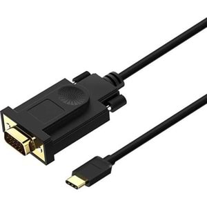 Qgeem QG-UA17 Type-C To VGA Kablo 1.2 mt