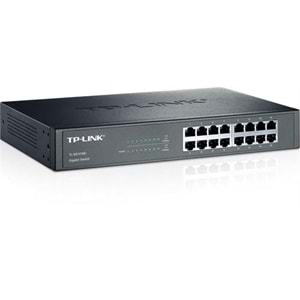 TP-LINK TL-SG1016D 10/100/1000Mbps 16xPort Masaüstü Raf Tipi Metal Kasa Switch