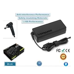 Sprange SRL16 65W 20V 3.25A 4.0*1.7 Lenovo Notebook Standart Şarj Adaptör