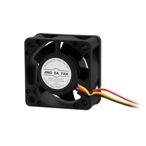JING JD4020DC DC 24V 0.10A 4x4 20mm 3 pin Soketli fan Kutulu