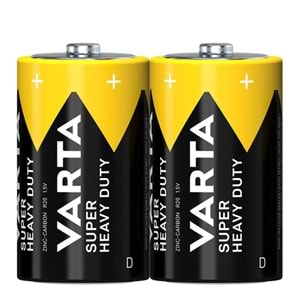 VARTA Süperlife D R20 1.5V 2 li Büyük Boy Alkalin Pil