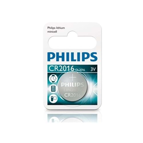 Philips CR2016/01B Minicell Lithium CR2016 Tekli Pil