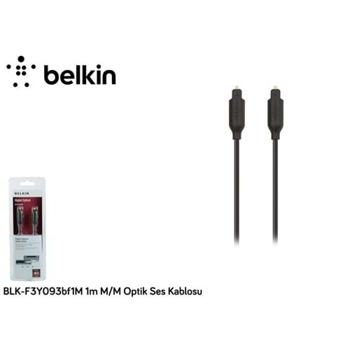 Belkin BLK-F3Y093bf1M 1 Metre Optik Ses Kablosu