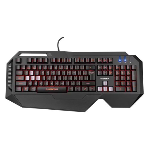 Rampage SLAYER KB-R11 Siyah USB Tuş Aydınlatmalı Makrolu US Q Gaming Klavye