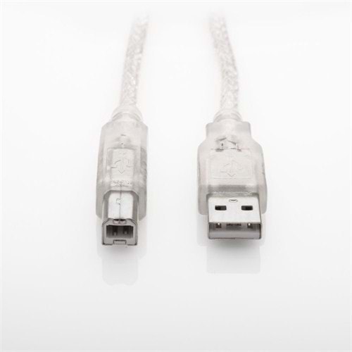 S-link SL-U2015 Usb2.0 1.5m Şeffaf Yazıcı Kablosu