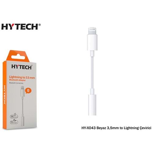 Hytech HY-XO43 Beyaz 3,5mm to Lightning Çevirici