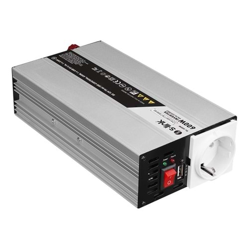 S-link SL-600W 600W DC12V-AC230V İnverter, Çakmaklık Girişini Ev Elektriğine Çevirir
