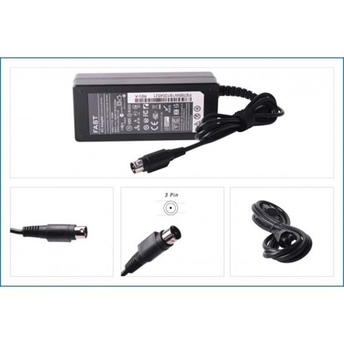 Fast C202 24V 2.5A 60W Yazarkasa Pos Adaptörü (OVAL 3 Pin)