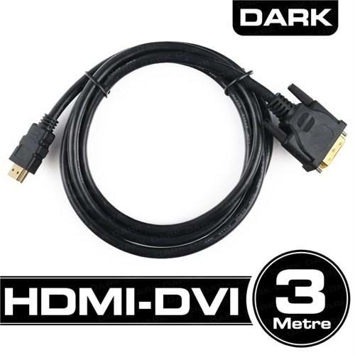 Dark 3m (24+1) DVI - HDMI Çift Yönlü Görüntü Bağlantı Kablosu (DK-CB-DVIXHDMIL300)