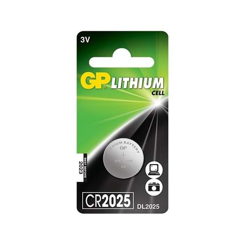 Gp CR2025 Pil 3V Lithium