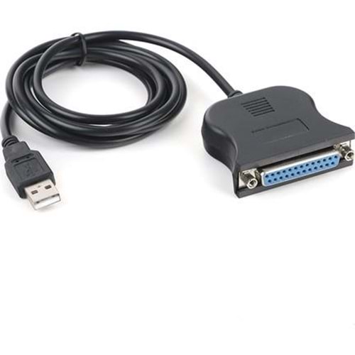 PrimeX PX-4562 Usb To Paralel Kablo, 25pin LPT kablo 1.5 Metre USB LPT kablo, 25 Pin Paralel Kablo