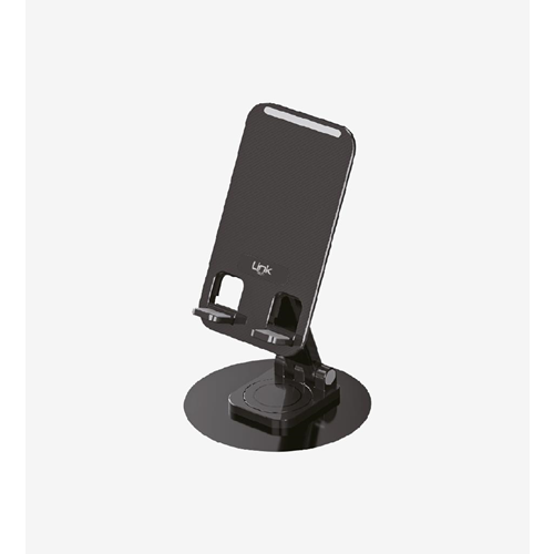 Linktech H763 Metal Masaüstü Telefon ve Tablet Tutacağı, 360 Derece Hareketli