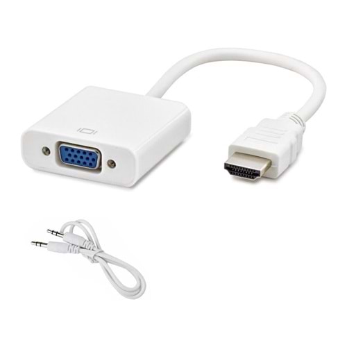 Gabble GAB-HDVGS HDMI to VGA Çevirici 30cm Sesli