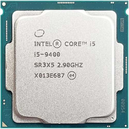 Intel Core i5-9400 2.9 GHz LGA1151 9 MB Cache 65W İşlemci Tray Fansız Kutusuz