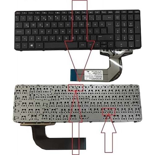 RETRO NBKL105 Hp 15-n000 uyumlu Siyah Türkçe Q Notebook Klavyesi