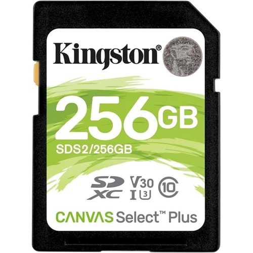 Kingston SDHC 256GB SDS2/256GB Select Plus Class10 Hafıza Kartı
