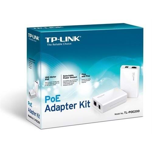 TP-LINK TL-PoE200 2port 10/100 Indoor 48V POE Adaptör