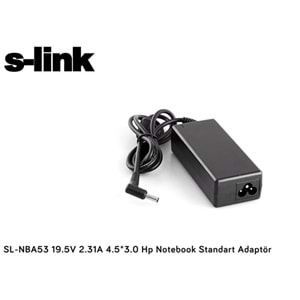 S-link SL-NBA53 19.5V 2.31A 4.5*3.0 Hp Notebook Standart Adaptör