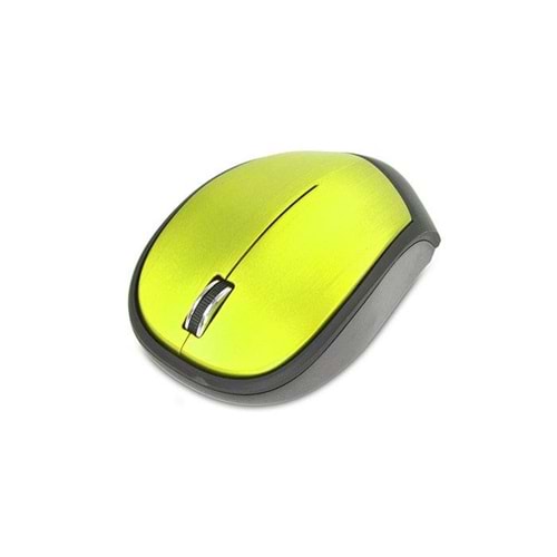 Everest SM-340 Usb Yeşil 3D Optik Süper Sessiz Alkalin Pilli Kablosuz Mouse